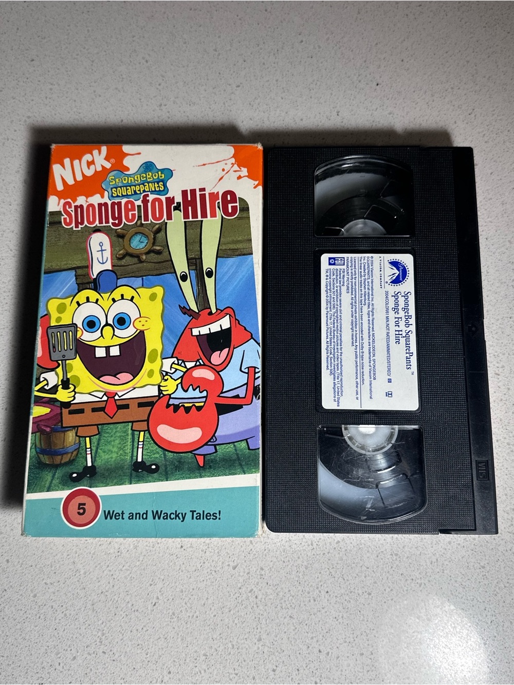 Nickelodeon SpongeBob SquarePants: Sponge for Hire VHS
